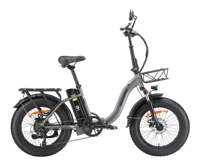 Commuter Ebike,750W Motor,48V15Ah Battery,20 Inches,Maximum Speed 30mph, Max Range 65 miles